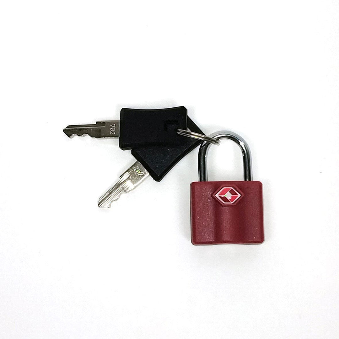 Cadeado c/ fechadura TSA Gladiator John Travel Vermelho