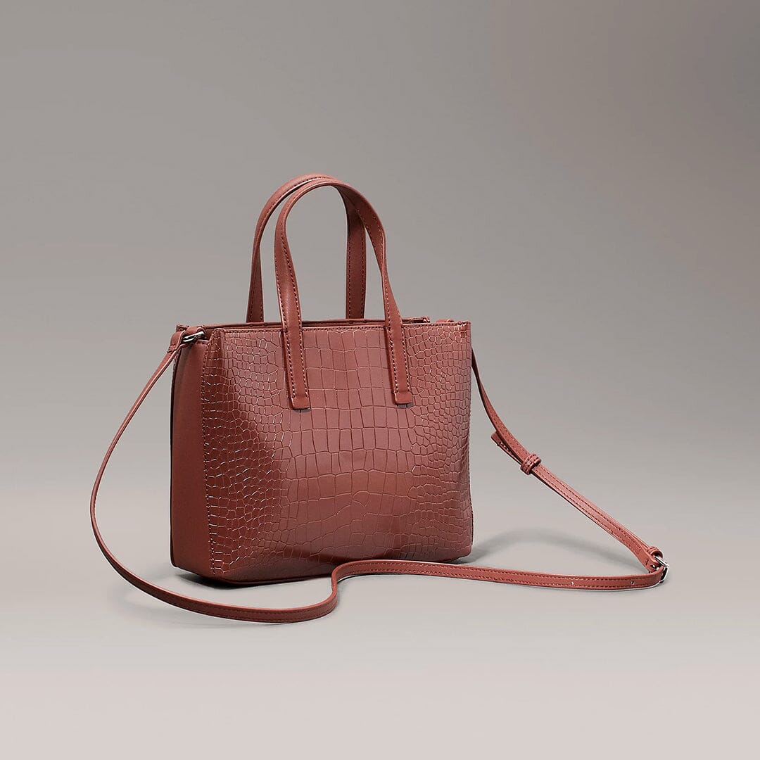 Mala de mão Calvin klein p/ Senhora Castanha