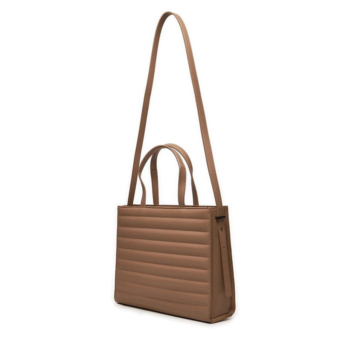 Mala de ombro Calvin Klein p/ Senhora Taupe