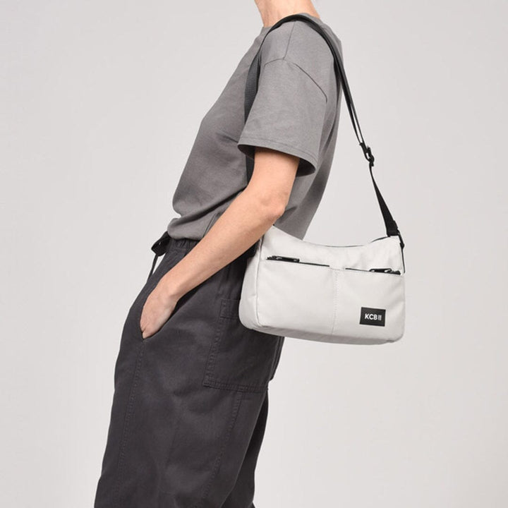 Mala de tiracolo pequena KCB Dual p/ Senhora Cinza