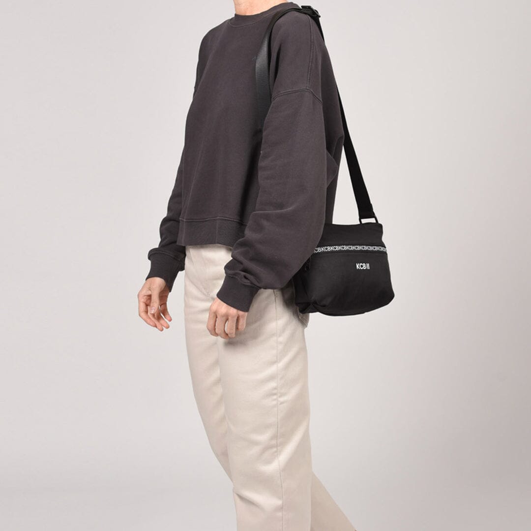 Mala de tiracolo pequena KCB Shine p/ Senhora Preta