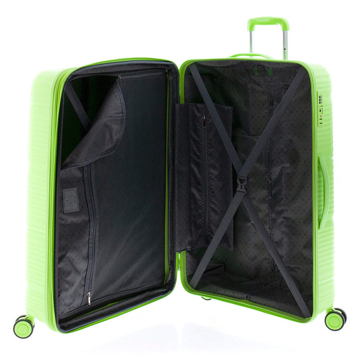 Mala de viagem grande 76cm Expansível Gladiator Bionic Verde claro