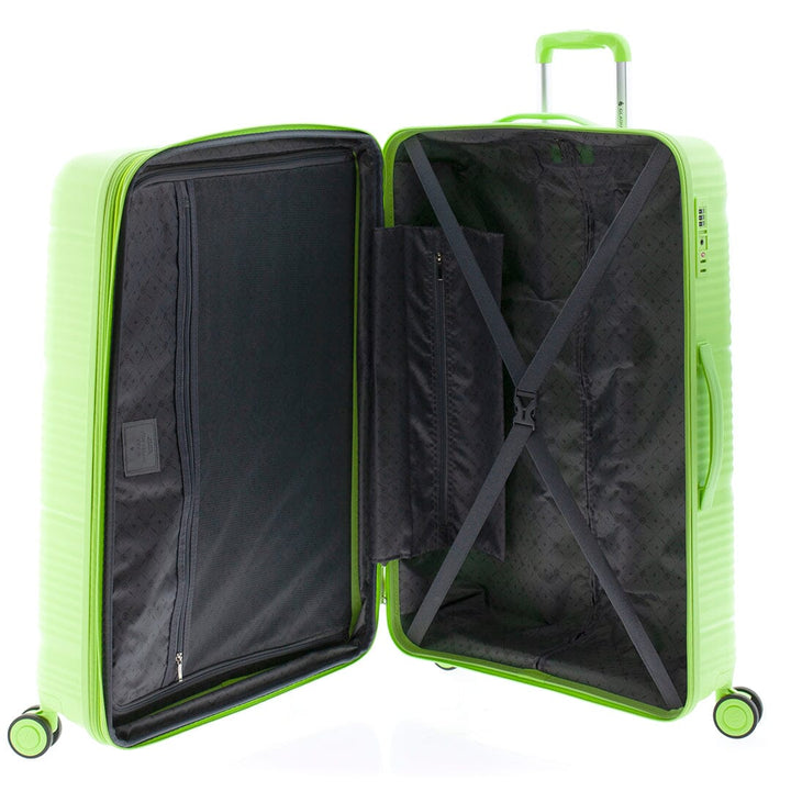 Mala de viagem grande 76cm Expansível Gladiator Bionic Verde claro