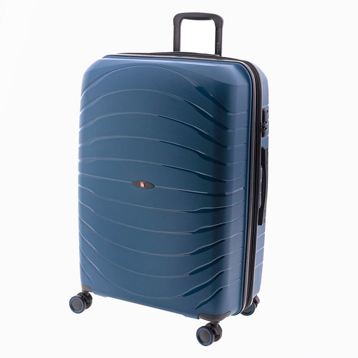 Mala de viagem grande 76cm Expansível Gladiator Kick-Off Azul Escura