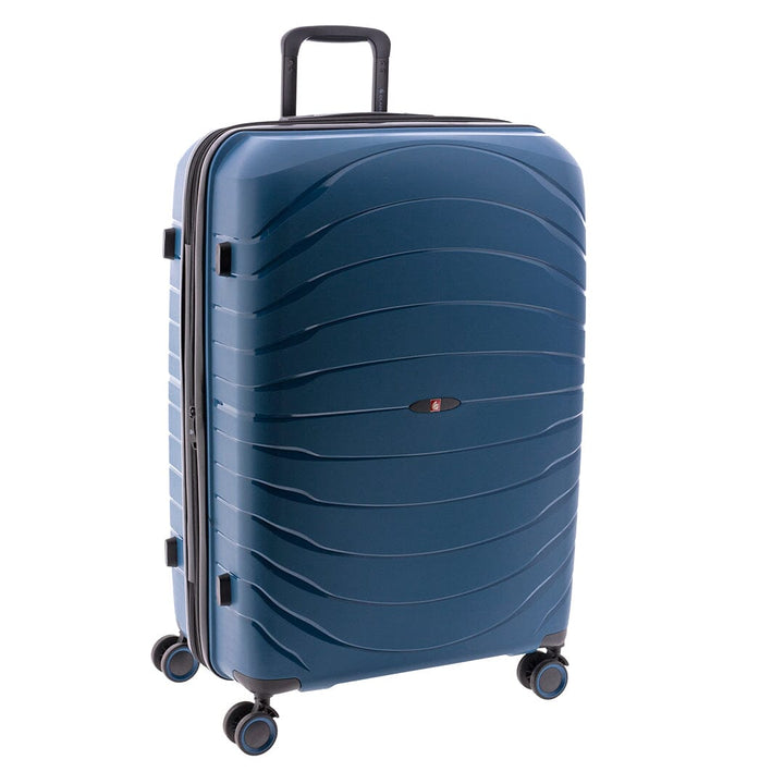 Mala de viagem grande 76cm Expansível Gladiator Kick-Off Azul Escura