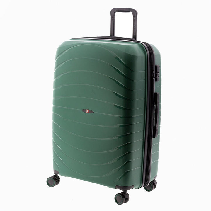 Mala de viagem grande 76cm Expansível Gladiator Kick-Off Verde