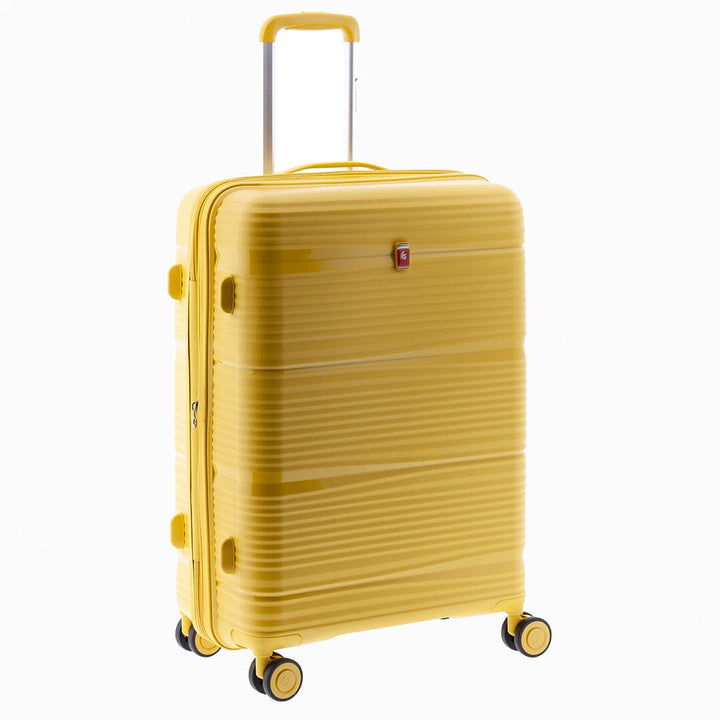 Mala de viagem média 65cm Expansível Gladiator Bionic Amarela