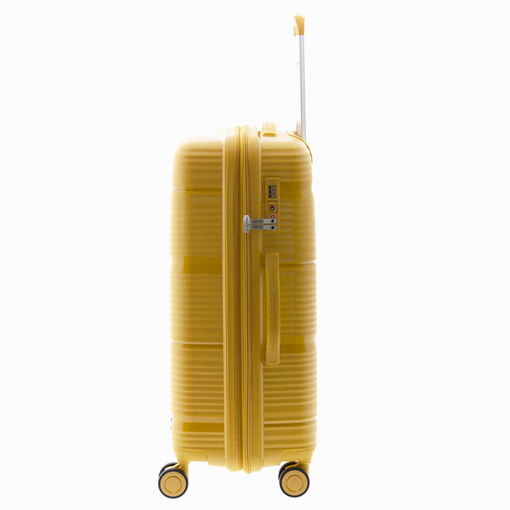 Mala de viagem média 65cm Expansível Gladiator Bionic Amarela