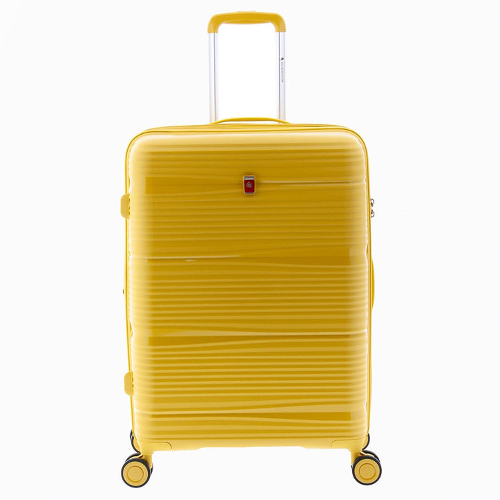 Mala de viagem média 65cm Expansível Gladiator Bionic Amarela