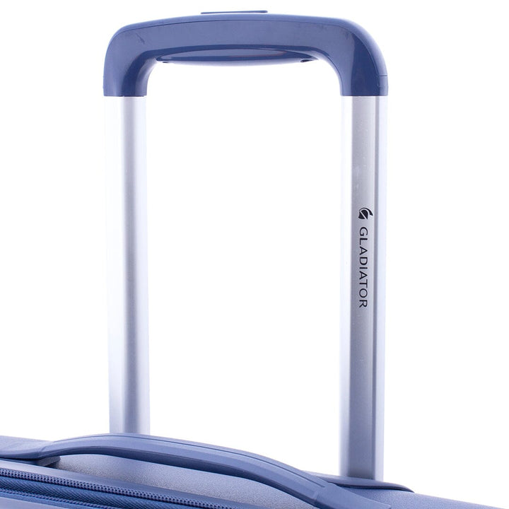 Mala de viagem média 65cm Expansível Gladiator Bionic Azul escura