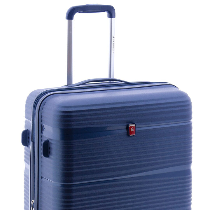Mala de viagem média 65cm Expansível Gladiator Bionic Azul escura