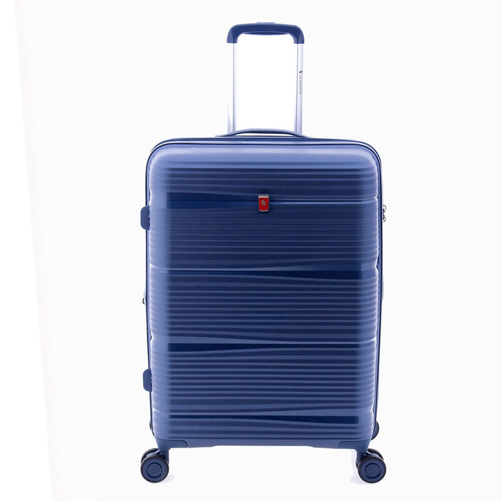 Mala de viagem média 65cm Expansível Gladiator Bionic Azul escura