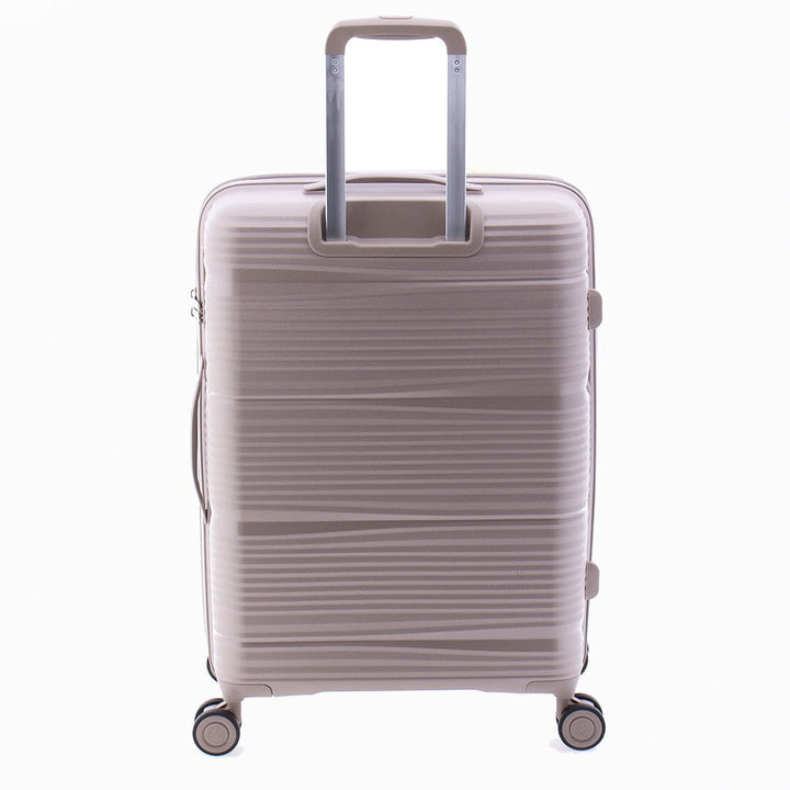 Mala de viagem média 65cm Expansível Gladiator Bionic Bege