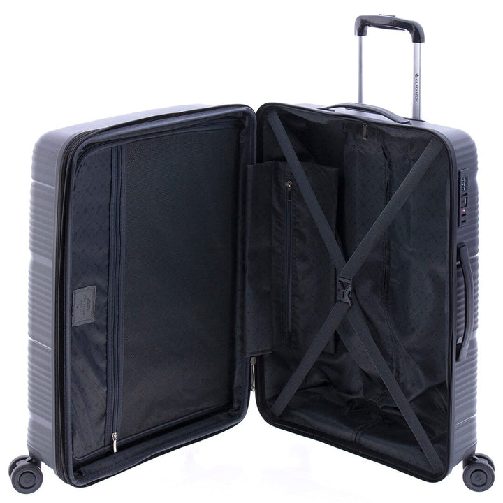 Mala de viagem média 65cm Expansível Gladiator Bionic Preta