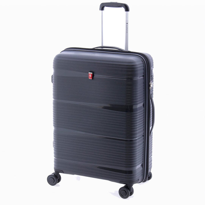 Mala de viagem média 65cm Expansível Gladiator Bionic Preta