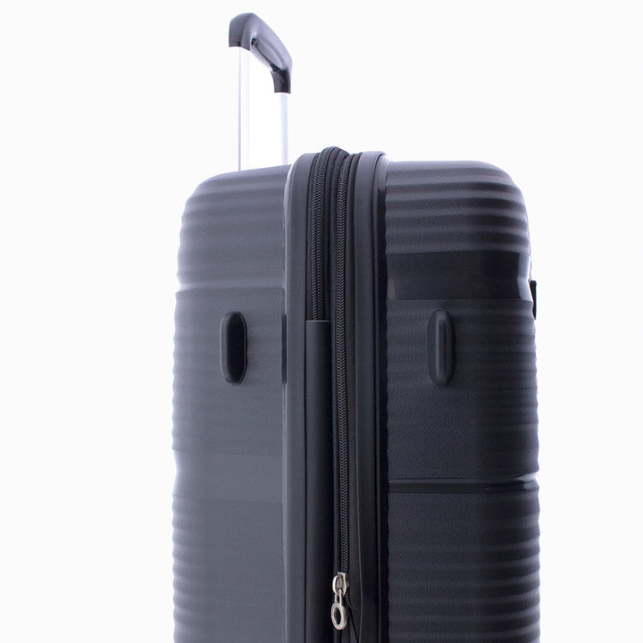 Mala de viagem média 65cm Expansível Gladiator Bionic Preta
