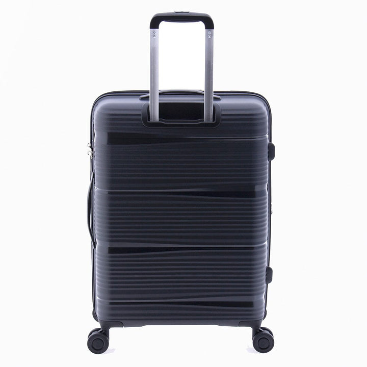 Mala de viagem média 65cm Expansível Gladiator Bionic Preta