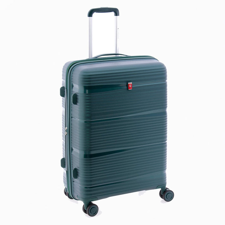 Mala de viagem média 65cm Expansível Gladiator Bionic Verde