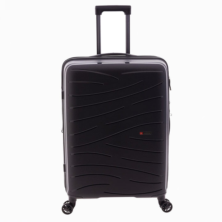 Mala de viagem média 68cm Expansível Gladiator Flow Preta