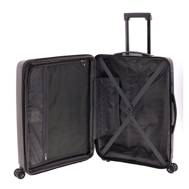Mala de viagem média 68cm Expansível Gladiator Flow Preta