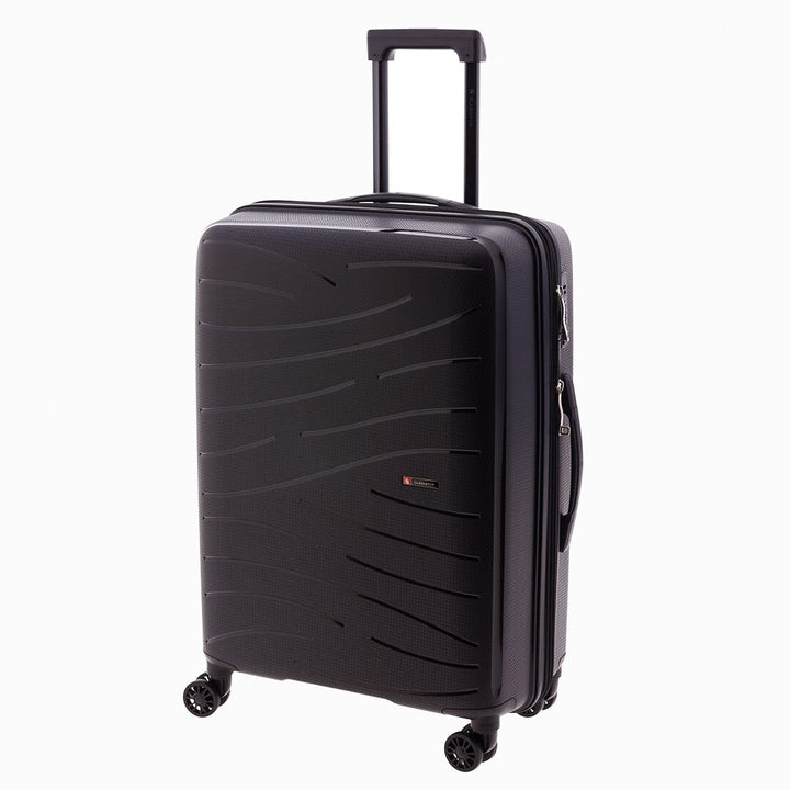 Mala de viagem média 68cm Expansível Gladiator Flow Preta