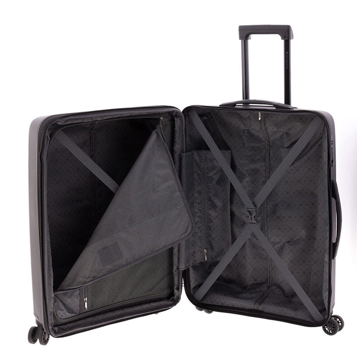 Mala de viagem média 68cm Expansível Gladiator Flow Preta