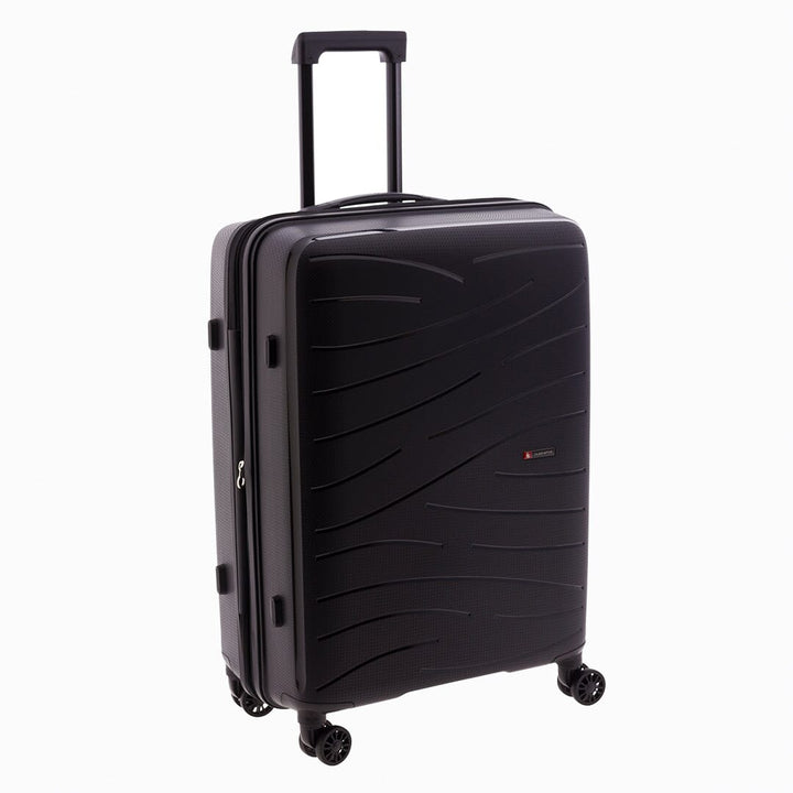 Mala de viagem média 68cm Expansível Gladiator Flow Preta