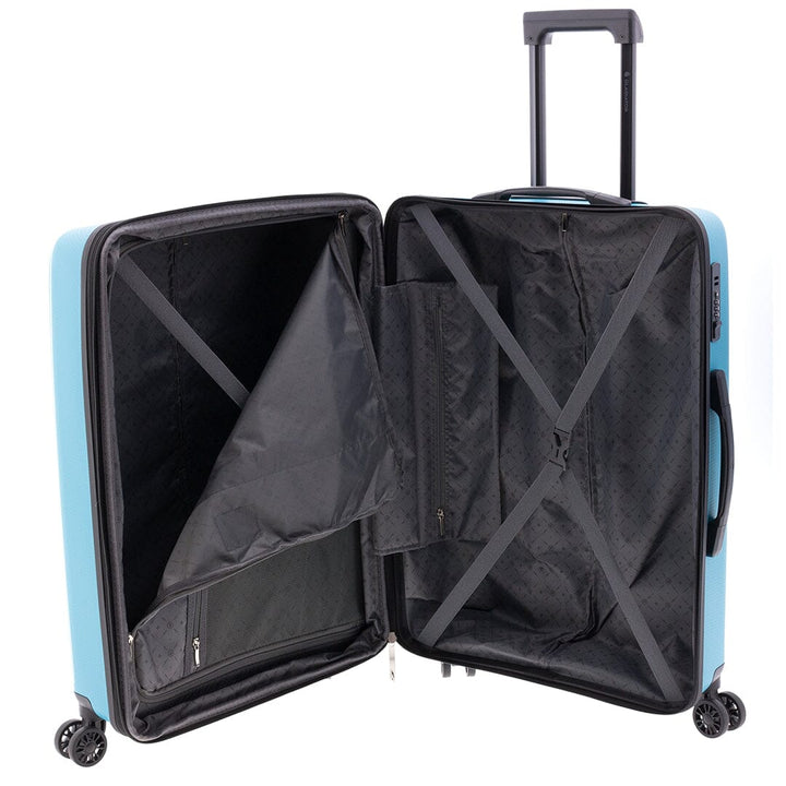Mala de viagem média 68cm Expansível Gladiator Flow Turquesa
