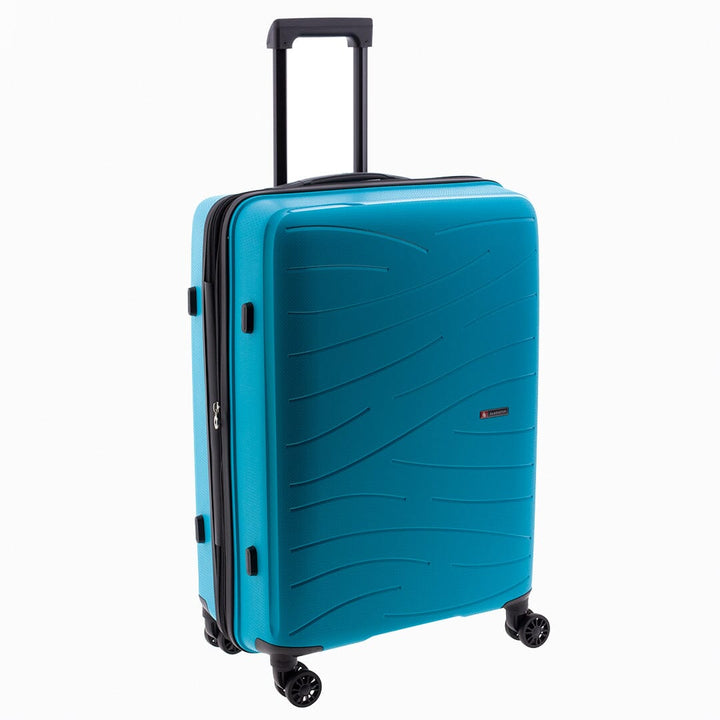 Mala de viagem média 68cm Expansível Gladiator Flow Turquesa