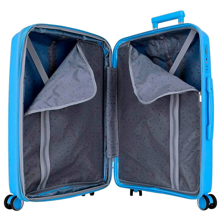 Mala de viagem média 68cm Expansível Movom Inari Azul