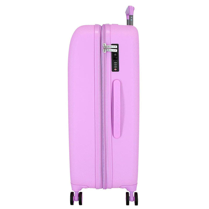 Mala de viagem média 70cm Expansível c/ 4 rodas Movom Riga Lilás
