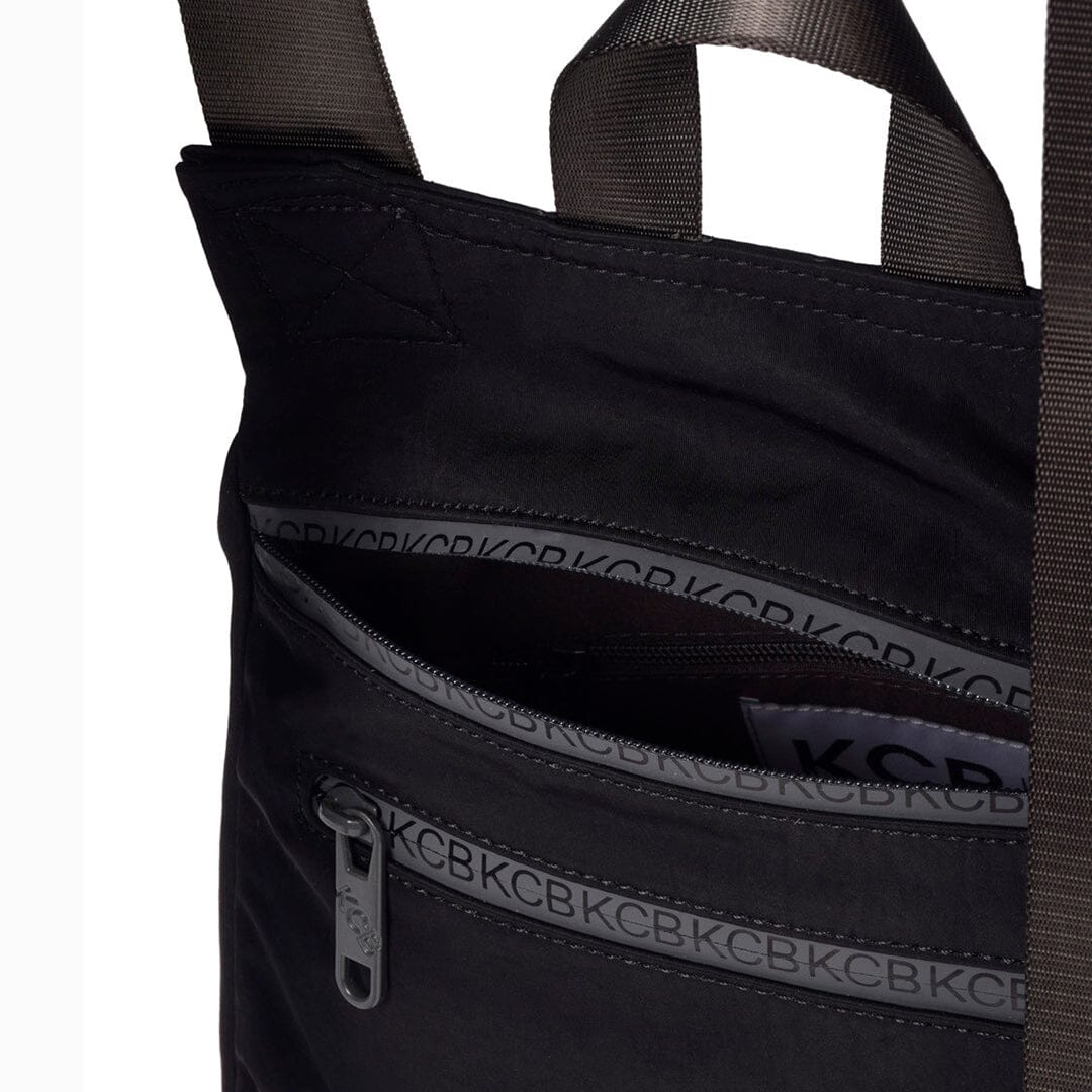 Mochila Anti-roubo grande KCB Shine p/ Senhora Preta