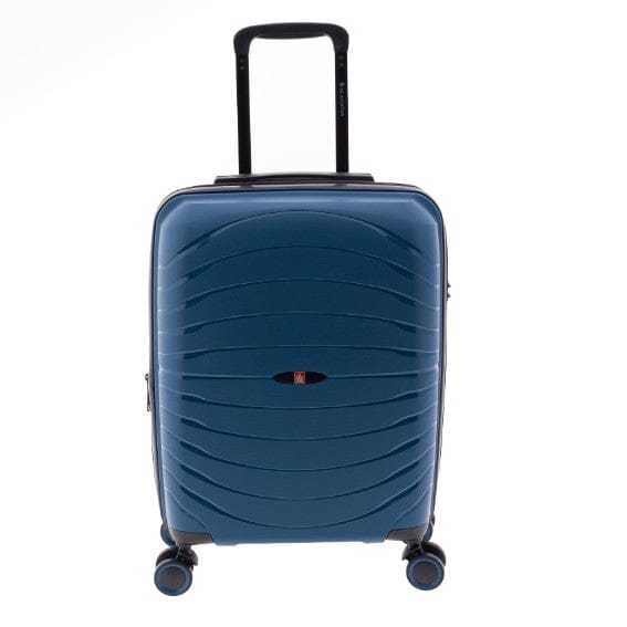 Mala de cabine 55cm Expansível Gladiator Kick-Off Azul Petróleo