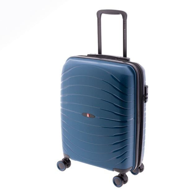 Mala de cabine 55cm Expansível Gladiator Kick-Off Azul Petróleo