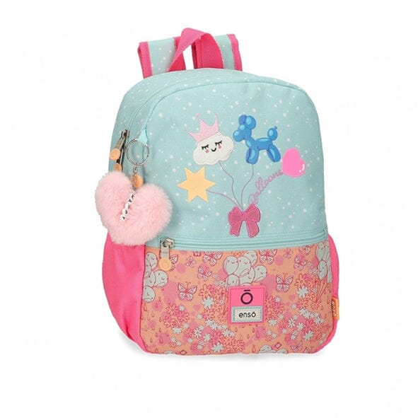 Mochila pre escolar 32cm Enso Balloons p menina Multicor Malas Ideias