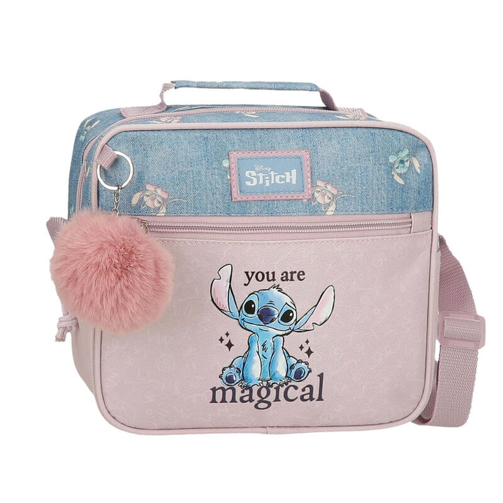 Lancheira Stitch You Are Magical Azul