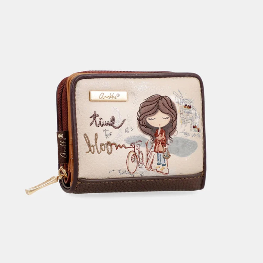 Carteira pequena com Rfid para Senhora Anekke Tulip