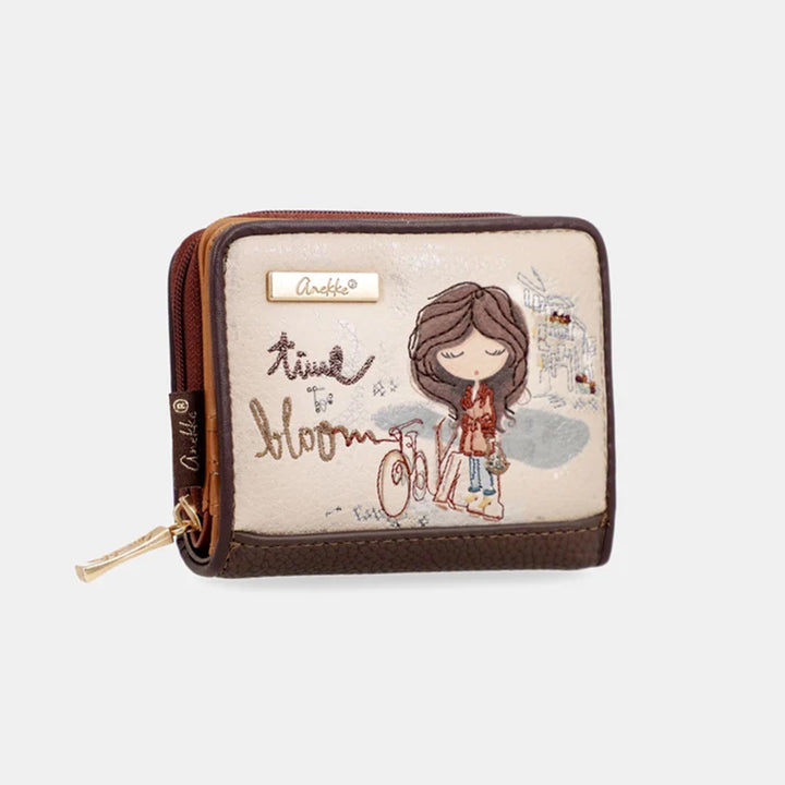 Carteira pequena com Rfid para Senhora Anekke Tulip