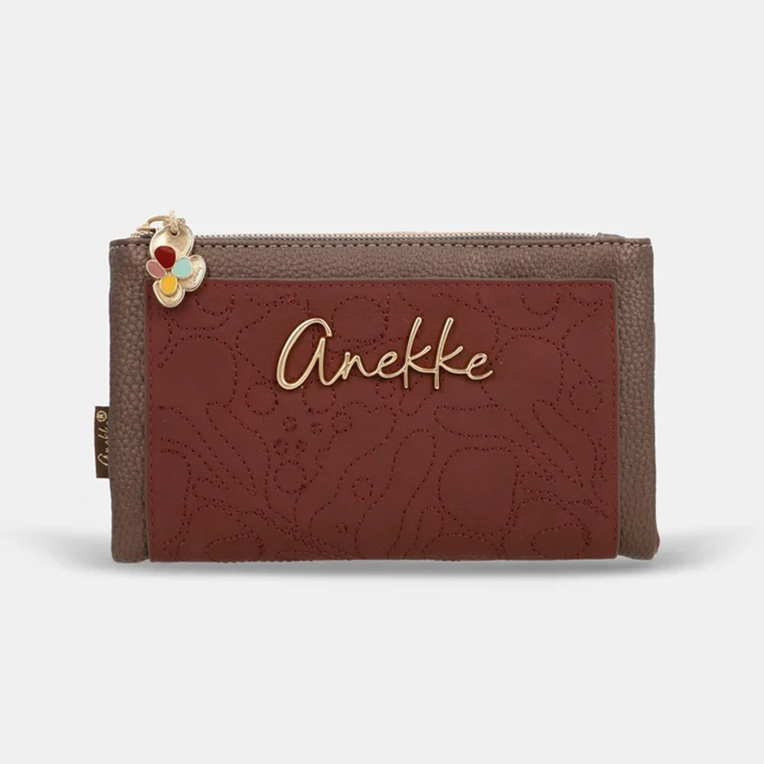 Carteira flexível média com Rfid para Senhora Anekke Blossom