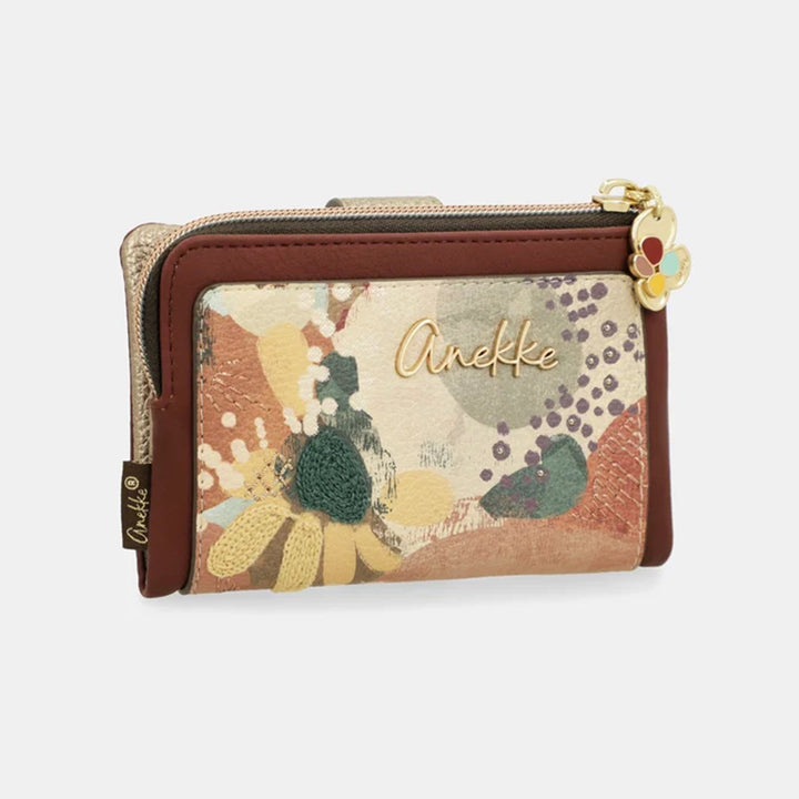 Carteira média flexível com Rfid para Senhora Anekke  Blossom