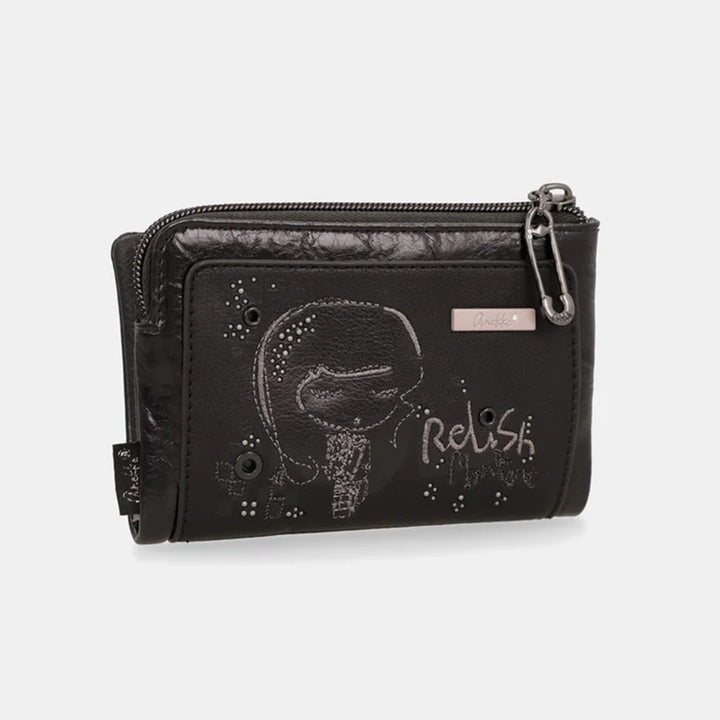 Carteira média flexível com Rfid para Senhora Anekke Iron