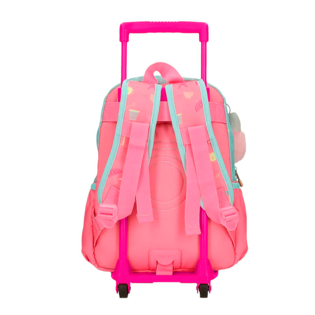 Mochila pré-escolar 32cm c/ carro Enso Magic Summer Multicor