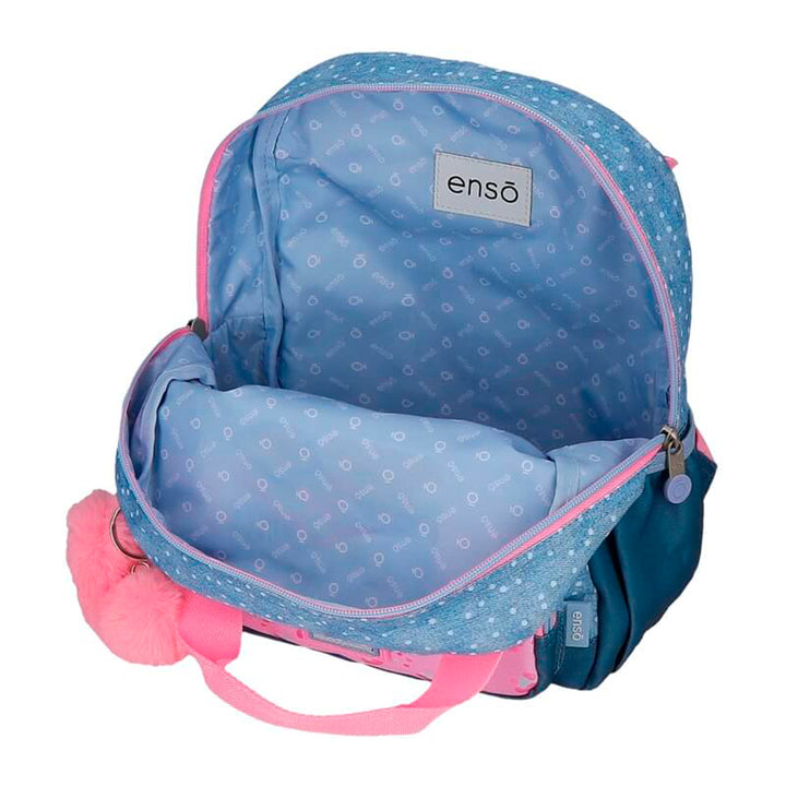 Mochila pré-escolar 28cm Enso Dreamers Azul