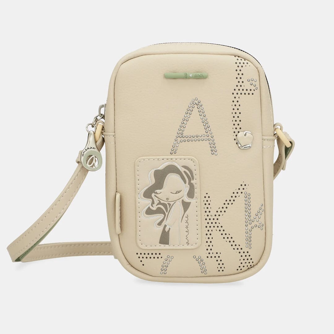 Bolsa de tiracolo Anekke Alma p/ Senhora Bege 