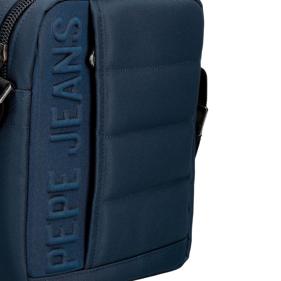 Bolsa de tiracolo c/ 2 compartimentos Pepe Jeans Ancor p/ Homem Azul