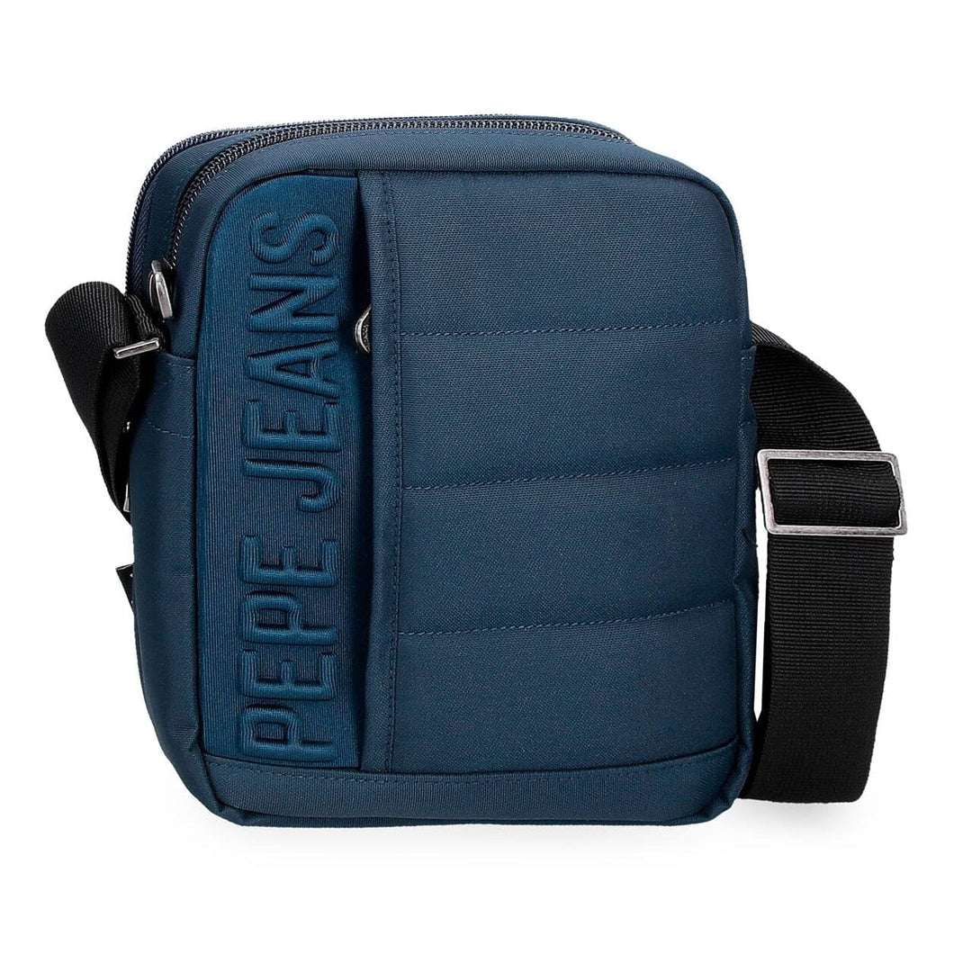 Bolsa de tiracolo c/ 2 compartimentos Pepe Jeans Ancor p/ Homem Azul 