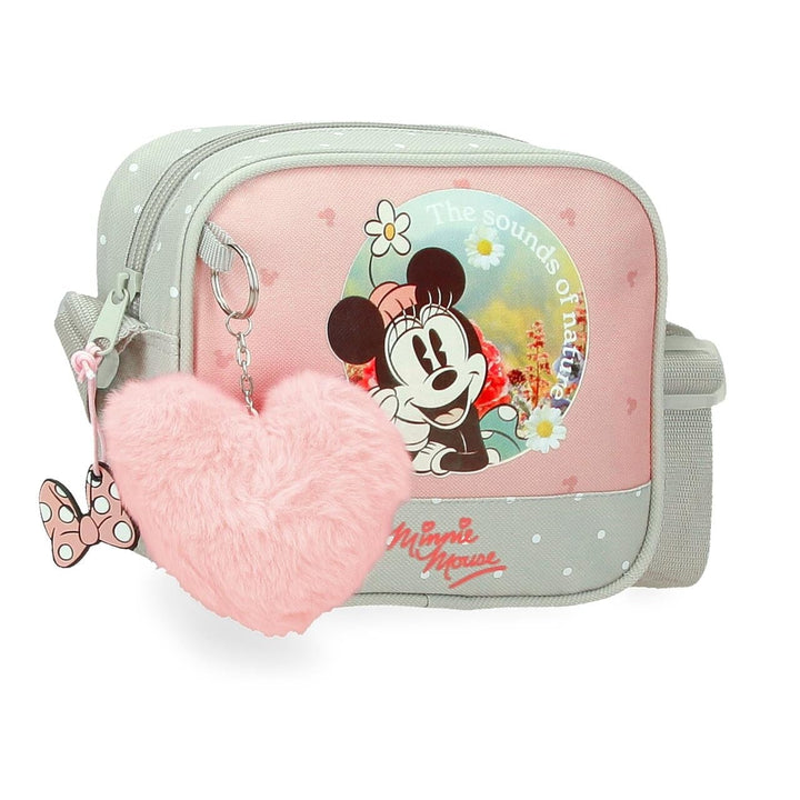 Bolsa de tiracolo Minnie Wild Nature p/ menina verde 