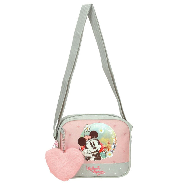 Bolsa de tiracolo Minnie Wild Nature p/ menina verde 