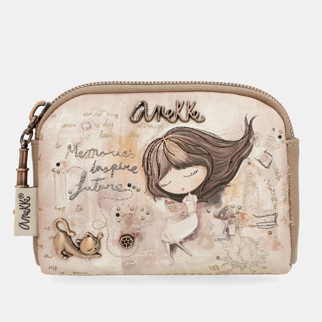 Bolsa multiusos pequena Anekke Memories p/ Senhora Bege 