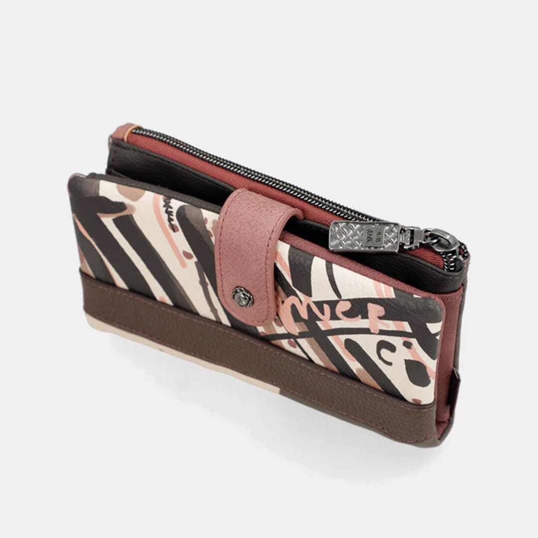 Carteira flexível média c/ Rfid para Senhora Anekke Mademoiselle 